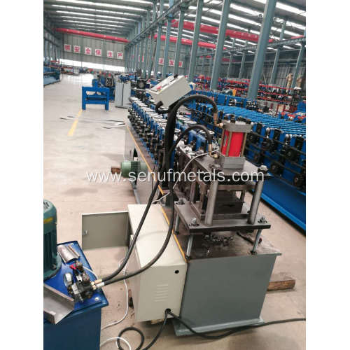 Galvanized sheet roller shutter door slat forming machine